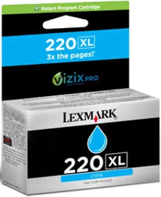 Tonersepeti Lexmark 220XL-14L0175A Mavi  Kartuş