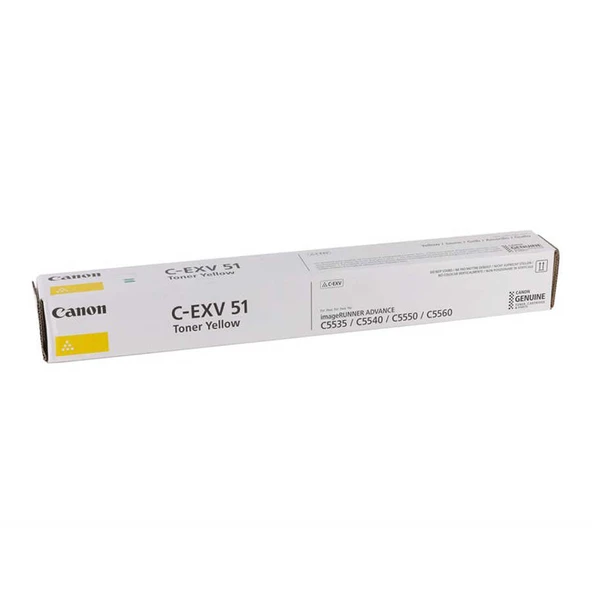 Tonersepeti Canon C-EXV-51/0484C002 Sarı  Fotokopi Toneri