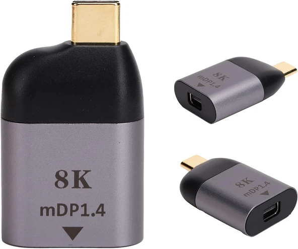 USB-C Type-C to Mini DisplayPort Dönüştürücü 1.4 8K 60Hz ürün görseli 1