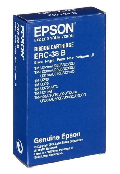 Tonersepeti Epson ERC-38/C43S015374  Siyah Şerit