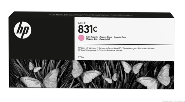 Feyza Bilişim HP 831C Light Magenta 775 ml. Açık Macenta Orijnal Latex Mürekkep Kartuşu (CZ699A) ürün görseli