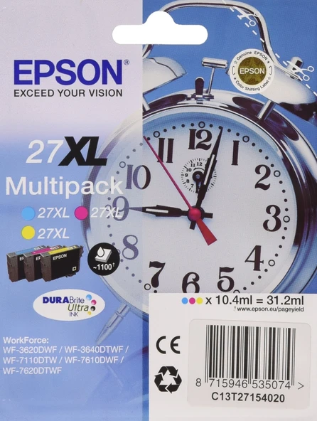 Tonersepeti Epson 27XL-C13T27154020  Kartuş Avantaj Paketi