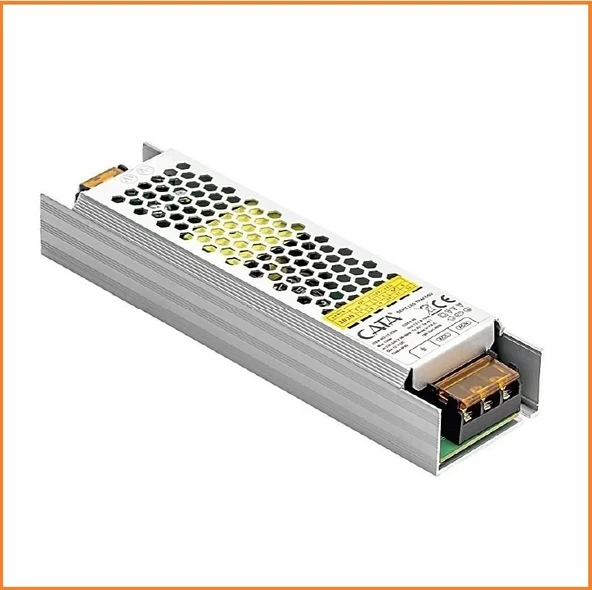 Ct-2560 12,5 Amper Adaptör Klemensli Şerit Led Trafosu 150W Slim Model