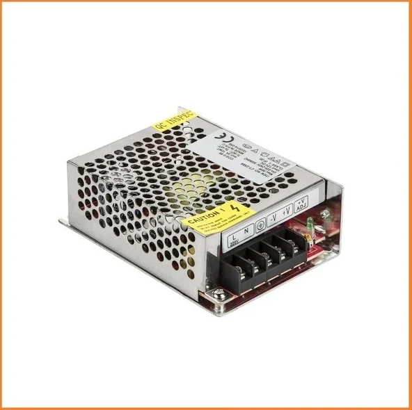 Ct-2559 3 Amper Adaptör Klemensli Şerit Led Trafosu 36W Slim Model