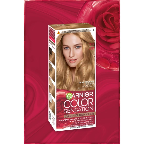 Garnier Çarpıcı Renkler 7.3 Altın Kumral Saç Boyası - 4