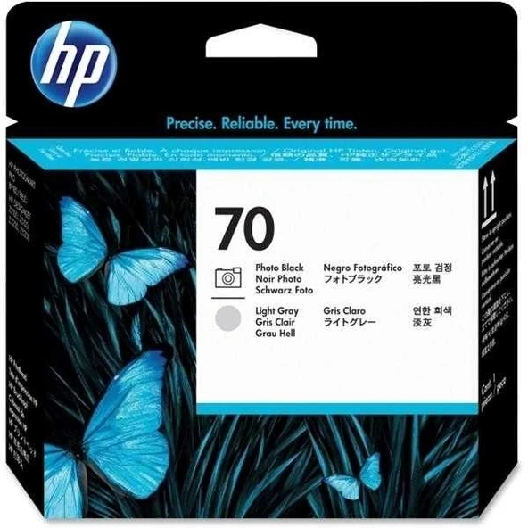 Tonersepeti Hp 70 C9407A  Foto Siyah Ve Açık Gri Baskı Kafası