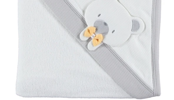 PAMUKLU LÜX BEBE HAVLUSU ERKEK BEBEK ÇOCUK BANYO HAVLUSU - 7