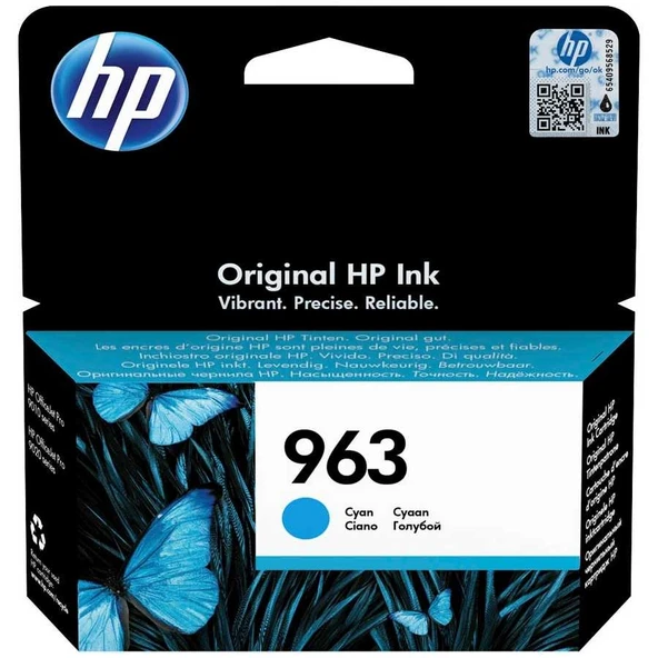 Tonersepeti Hp 963-3JA23AE Mavi  Kartuş