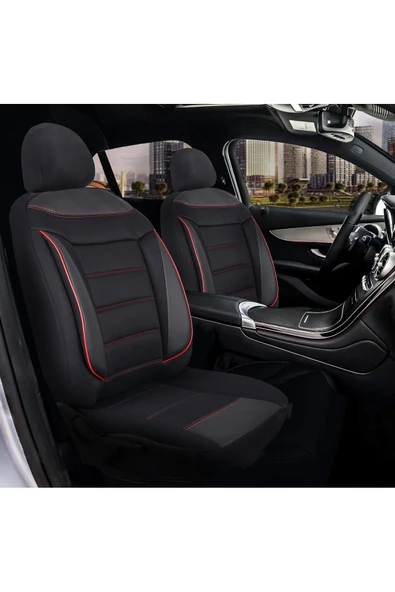 Z&C MAXTECH Fiat Stilo Araçlara Uyumlu Tam Takım Özel Tasarım Oto Koltuk Kılıfı Seti   AFK146