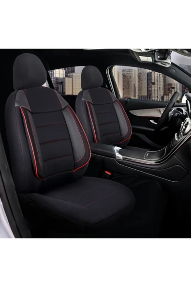 Z&C MAXTECH Peugeot 207 Araçlara Uyumlu Tam Takım Özel Tasarım Oto Koltuk Kılıfı Seti   ACVK196