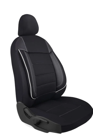 Z&C MAXTECH Volkswagen Passat B7 Araçlara Uyumlu Tam Takım Özel Tasarım Oto Koltuk Kılıfı Seti ACVB233 - Resim 6