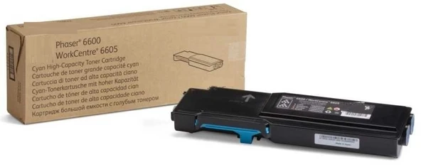Tonersepeti Xerox Phaser 6600-106R02233 Mavi Y.K. Muadil Toner - 2