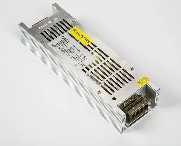 Ct-2577 21 Amper Adaptör Klemensli Şerit Led Trafosu 250W Slim Model - 2