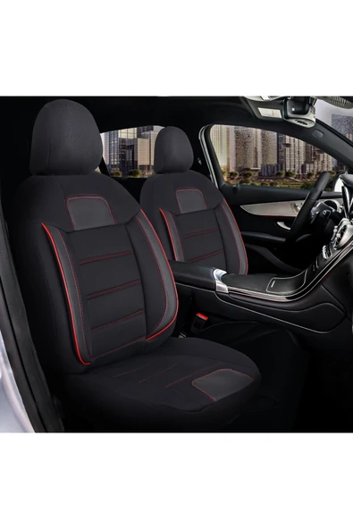 Z&C MAXTECH Seat Toledo Araçlara Uyumlu Tam Takım Özel Tasarım Oto Koltuk Kılıfı Seti   ABk216 ürün görseli 1