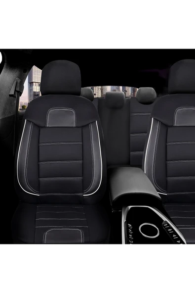 Z&C MAXTECH Volkswagen Passat B7 Araçlara Uyumlu Tam Takım Özel Tasarım Oto Koltuk Kılıfı Seti ABb233 - Resim 2
