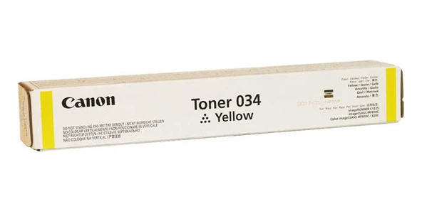 Tonersepeti Canon 034/9451B001 Sarı  Fotokopi Toner - Resim 2