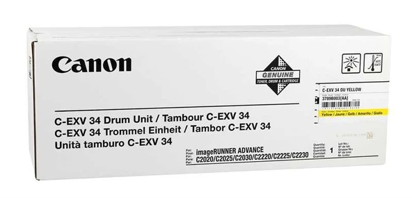 Tonersepeti Canon C-EXV-34 Sarı Fotokopi Drum Ünitesi - 2