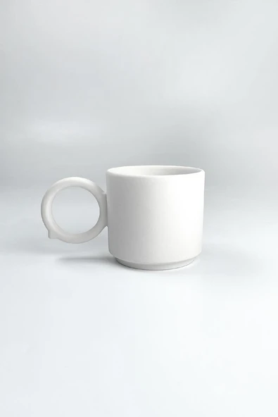 Leydi Kupa - Seramik Bisküvi 8'li (Ham Ürün) - Resim 2