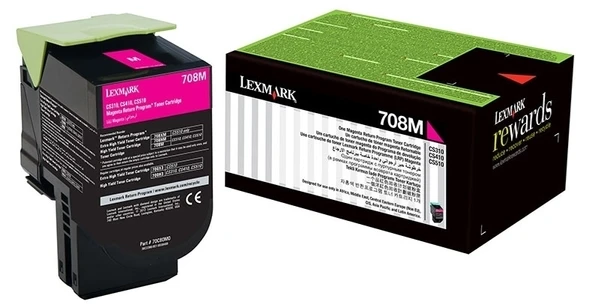 Tonersepeti Lexmark CS310-70C80M0 Kırmızı Orjinal Toner