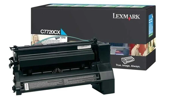 Tonersepeti Lexmark C772-C7720CX Mavi  Toner 15K.