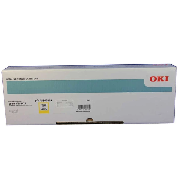 Tonersepeti Oki ES8453-45862819 Sarı  Toner - Resim 2
