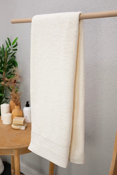 Newnoa Banyo Havlusu 90X150 - Krem
