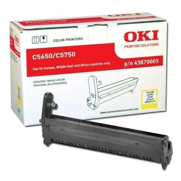 Tonersepeti Oki C5650-43870005  Sarı Drum Ünitesi
