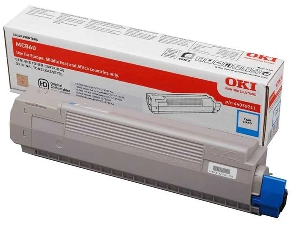 Tonersepeti Oki MC860-44059227 Mavi  Toner - Resim 2