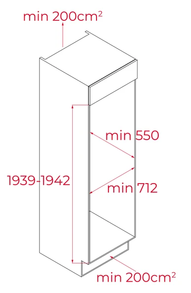 TEKA RBF 78780 FI 70cm ANKASTRE BUZDOLABI - 4