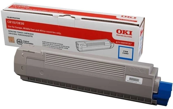 Tonersepeti Oki C810-44059119  Mavi Toner ürün görseli