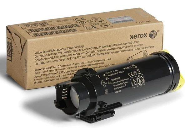 Tonersepeti Xerox Phaser 6510-106R03695 Sarı  Toner Extra Y.K