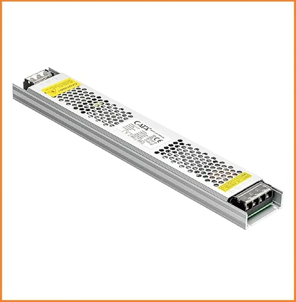 Ct-2571 40 Amper Adaptör Klemensli Şerit Led Trafosu 480W Slim Model