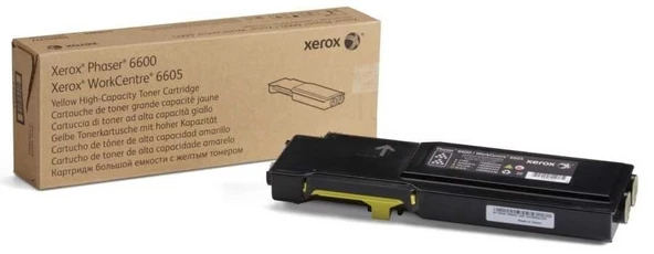 Tonersepeti Xerox Phaser 6600-106R02239 Sarı  Toner Extra Y.K