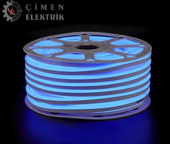 25 Metre NOAS YL42 5003 Dış Mekan 120 Çipli 12V Neon Led Mavi