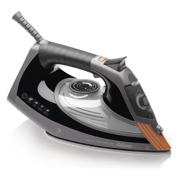 AR693 Steamart Lux 3000 W Buharlı Ütü Siyah