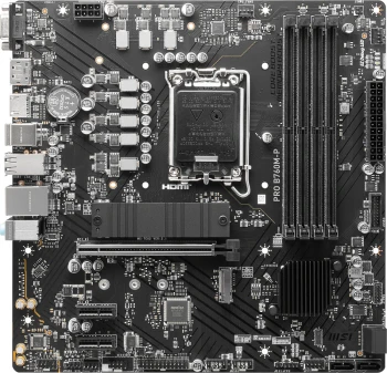 Msı Anakart Pro B760M-P Ddr5 6800Mhz(Oc) M.2 M.2 Hdmı Matx 1700P - 2