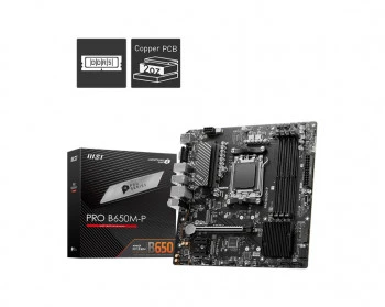 Msı Anakart Pro B650M-P Ddr5 6000Mhz(Oc) Rgb Hdmı Dp Matx Am5 - 5