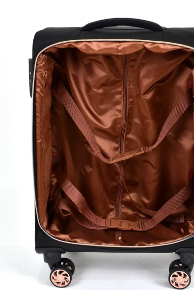 Fossil Ultra Light Kumaş Büyük Boy Valiz Gri FSL027 - 4