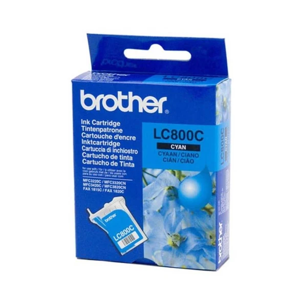 Tonersepeti Brother LC-800C Mavi  Kartuş