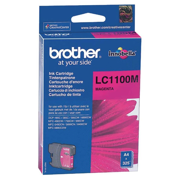 Tonersepeti Brother LC67M-LC1100  Kırmızı Kartuş