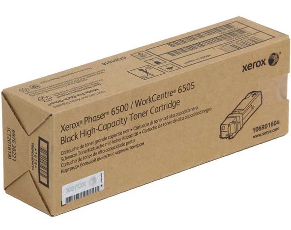 Tonersepeti Xerox Phaser 6500 106R01604 Siyah  Toner YK.