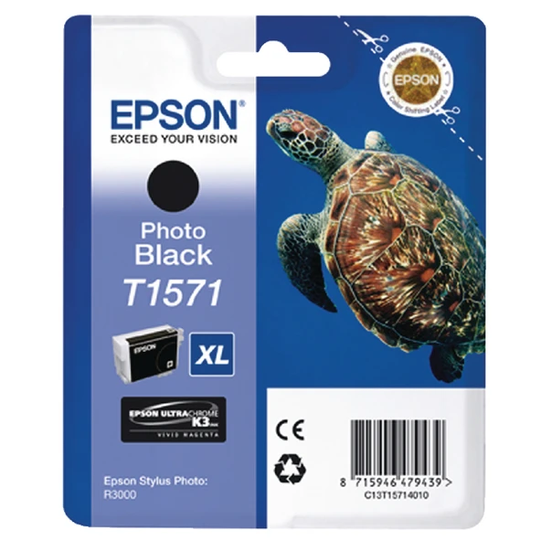 Tonersepeti Epson T1571-C13T15714010  Foto Siyah Kartuş