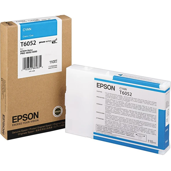 Tonersepeti Epson T6052-C13T605200  Mavi Kartuş