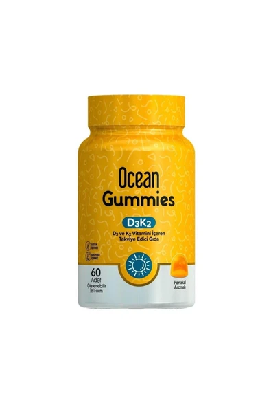 Ocean Gummies D3 K2 Vitamini 60 Adet