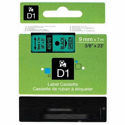 Tonersepeti Dymo 40919 Yeşil Üzerine Siyah Muadil Etiket