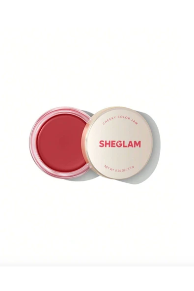 SHEGLAM Cheeky Color Jam-Afternoon Peach 6 Shades Multi-Use Cream Blush Lip Cream - 7