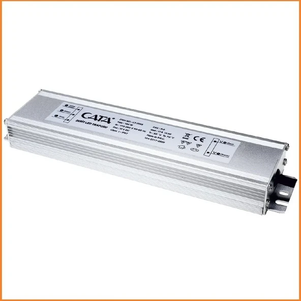 Ct-2593 17 Amper Adaptör 210W IP64 Dış Mekan Şerit Led Trafosu Slim