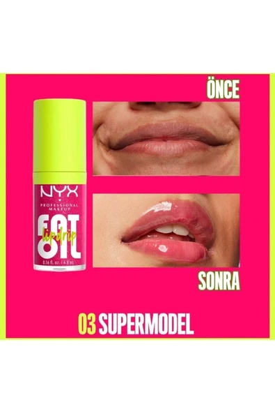 NYX Professional Makeup Fat Oil Lip Drip Parlatıcı Dudak Yağı - 2