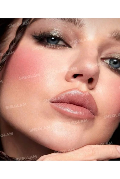 SHEGLAM Cheeky Color Jam-afternoon Peach 6 Shades Multi-use Cream Blush Lip Cream - 3