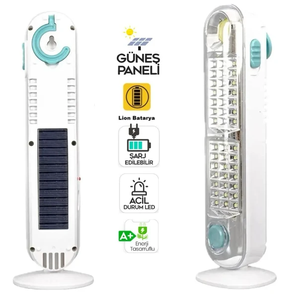 Volemi Solar Şarjlı Işıldak 33 Led V-005